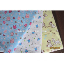 printed cotton flannel fabric China manufacturer